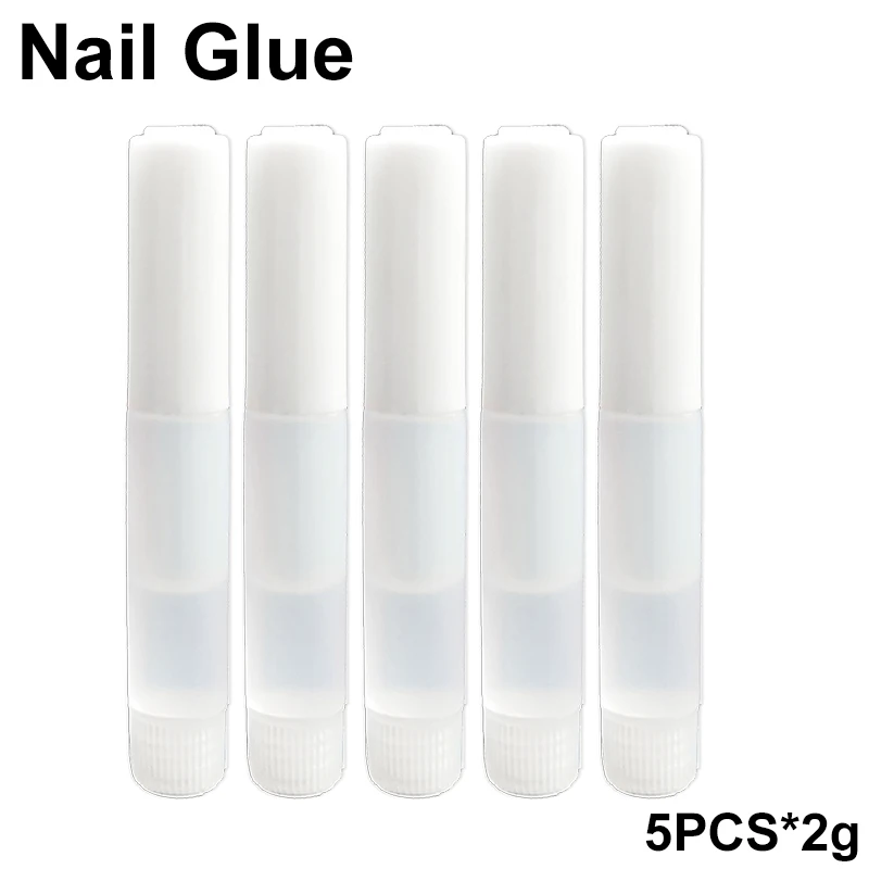 2 グラム速乾性長期的なネイルグルー 1/5/10/20/30/50/100 個プロフェッショナルボンドプレスネイルアートラインストーンマニキュアネイルツール
