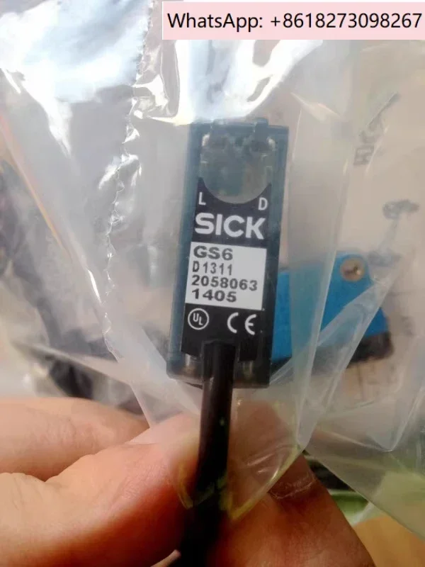 

German SICK photoelectric sensor GSE6-N1111, item number 1052449