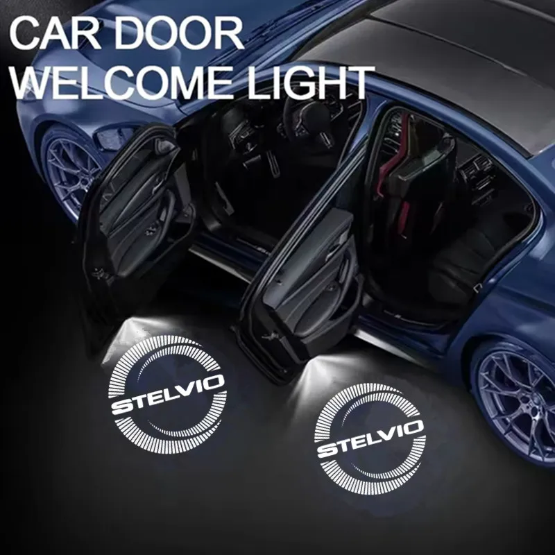 LED Icon Projector Lamp Door Light For Alfa Romeo Giulia 952 Tonale Mito Stelvio Giulietta 949 Spider 159 166 GT Welcome Light