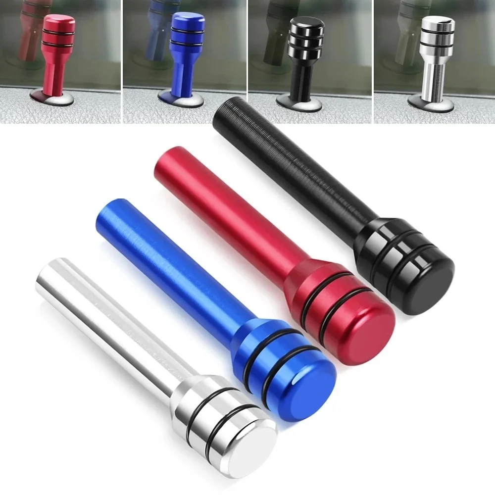 Aluminum alloy color car modification personality universal aluminum alloy door lift deadbolt security door lock lock lock statu