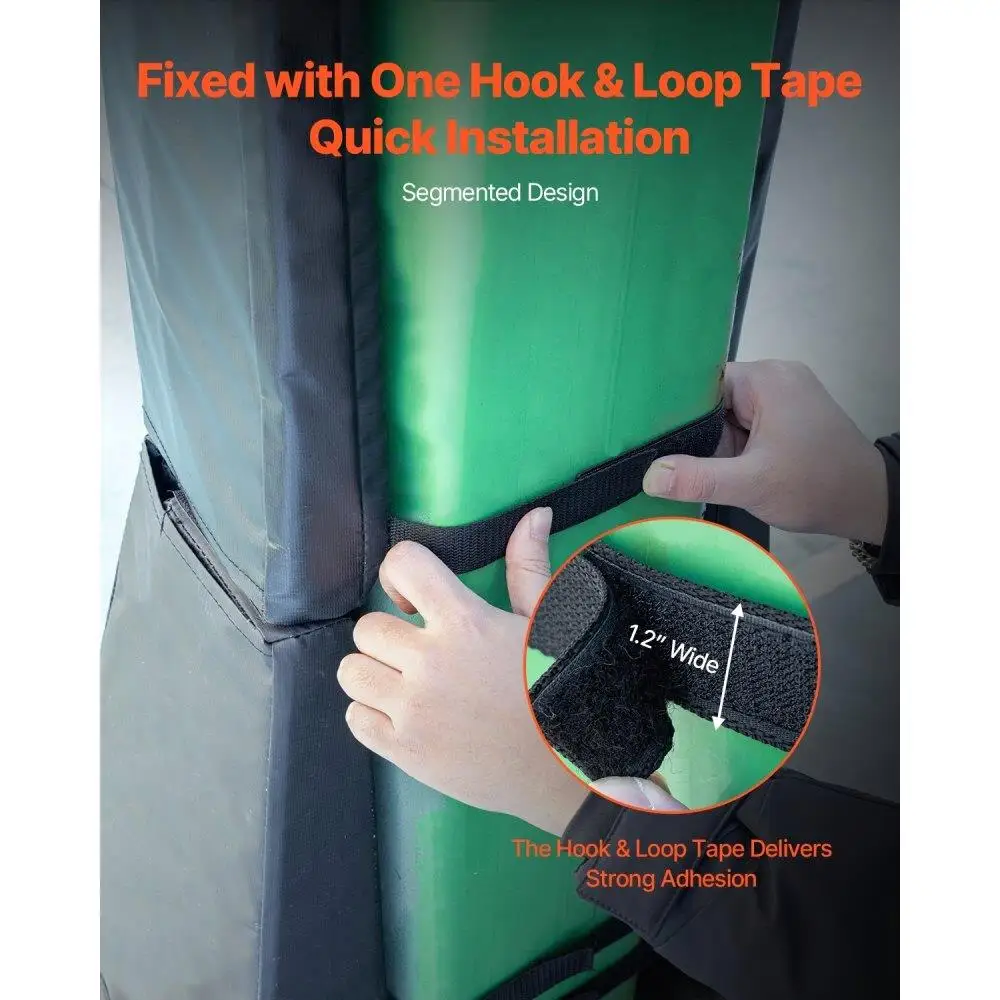 농구 폴 패드, 올웨더 내구성 패딩, 64 인치, 7x7sq