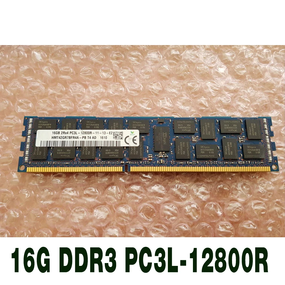 

1 pcs For SK Hynix RAM 16GB HMT42GR7BFR4A-PB Server Memory High Quality Fast Ship 16G 2RX4 DDR3 PC3L-12800R