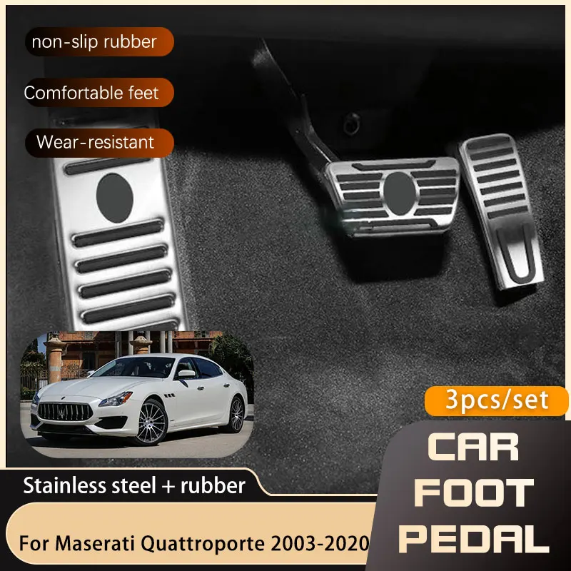 

Car Foot Pedals For Maserati Quattroporte VI M156 2014~2023 2015 Gas Brake Fuel Restfoot Non-slip Pedal Cover Pad Car-styling
