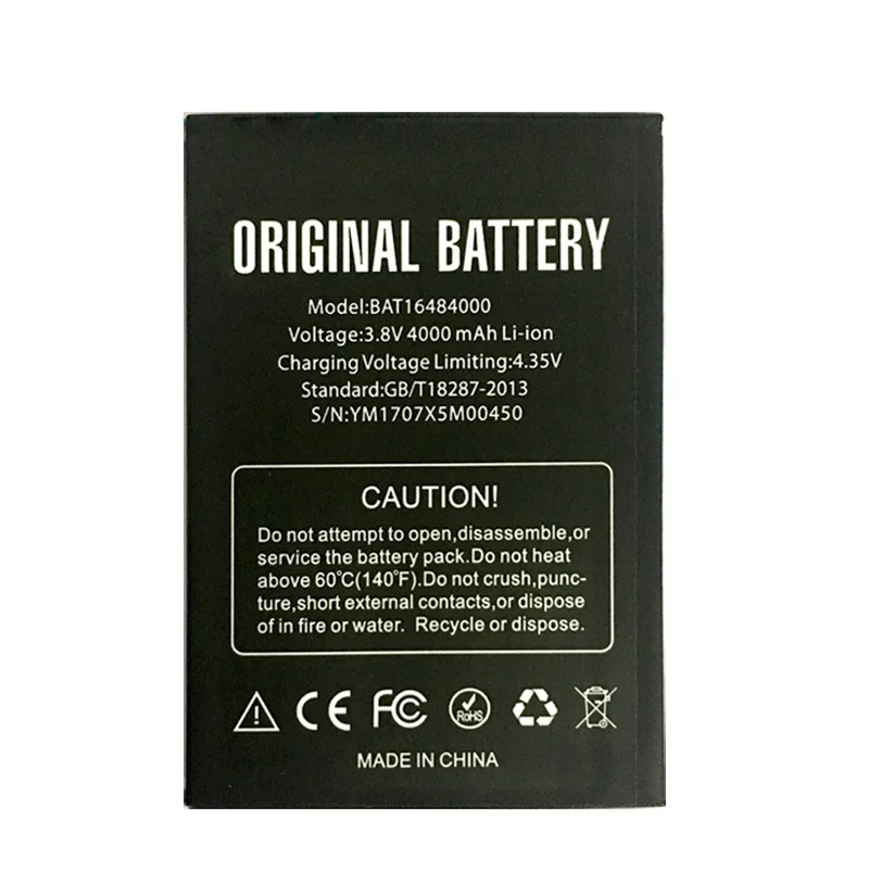 New BAT16484000 3.8V 4000mAh Battery For DOOGEE X5 MAX x5max Pro Batteries Bateria