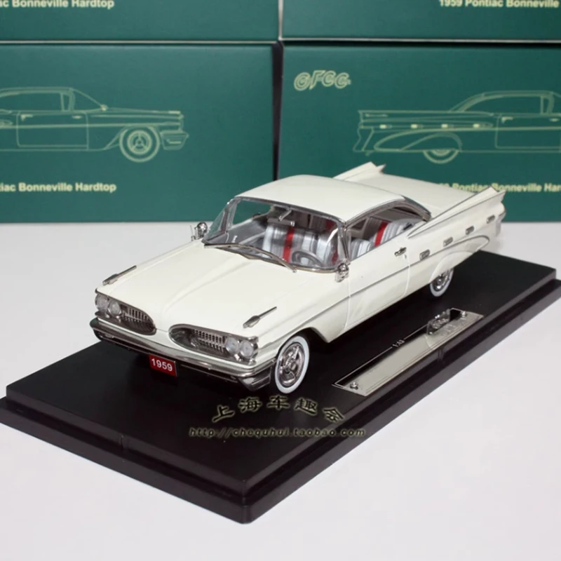 Diecast 1:43 Scale 1959 Bonneville Alloy Classic Retro Car Model Finished Product Simulation Toy Collection Gift Static Model