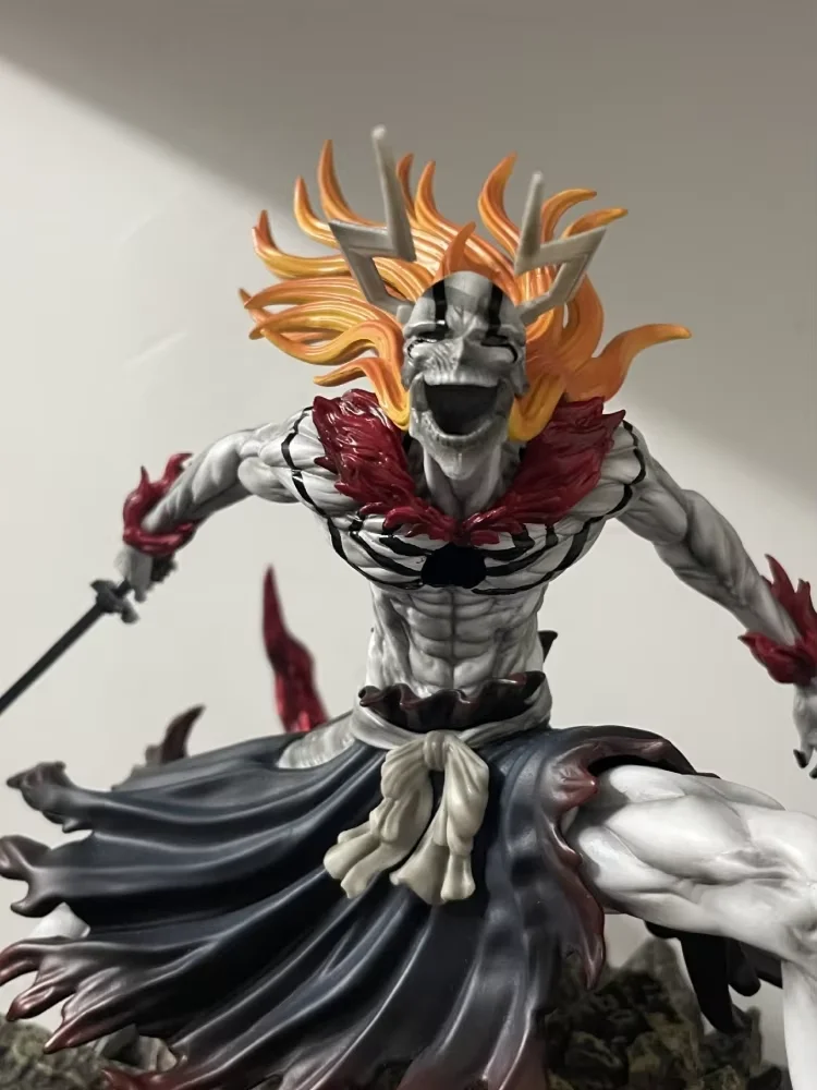 Bleach Ichigo Hollowfied Action Figure 23cm Anime Standbeeld Getsuga Tensho Desktop Decoratie Collectible Toy Gift - afbeelding 2