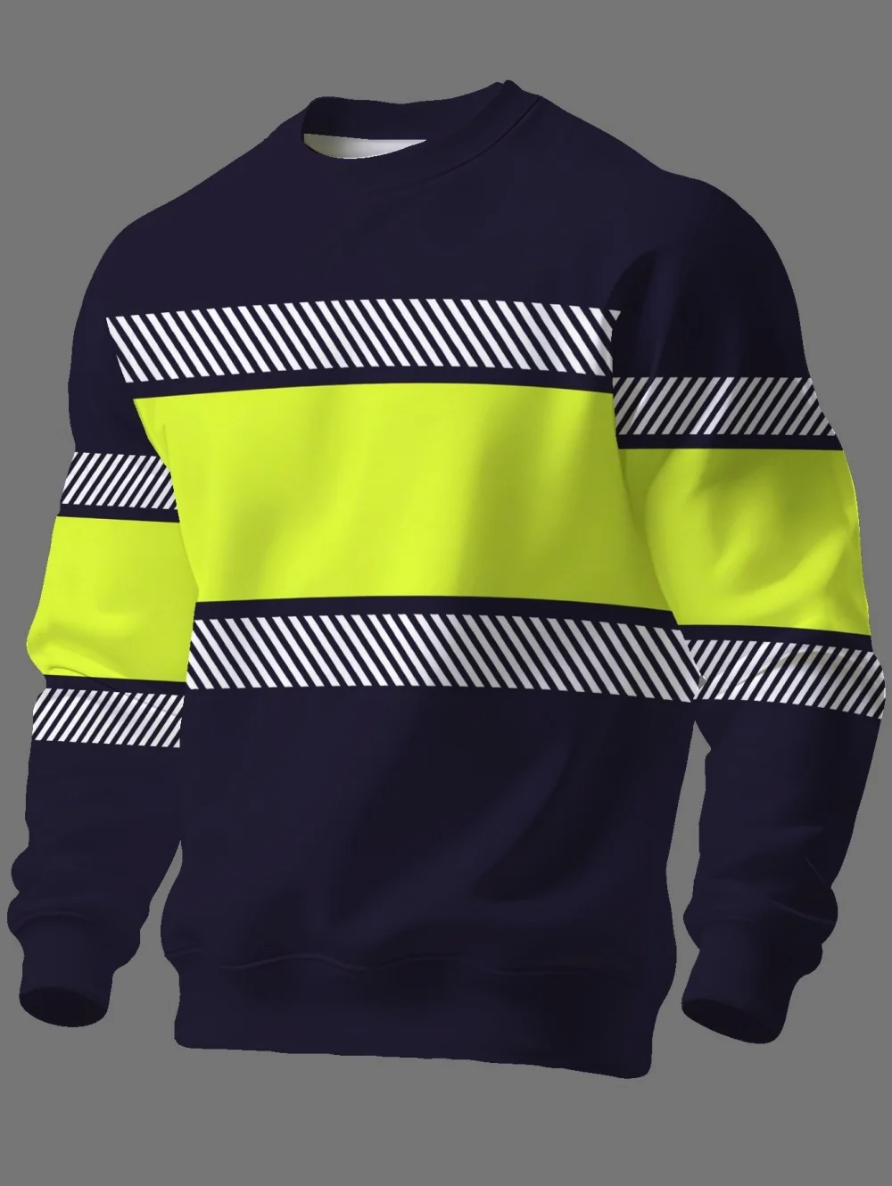 Men's 3D Printed New Color Blocking Design Sweatshirt Fashion Spring Casual Work Wear Men's Sweatshirts Autumn Men's Clothing