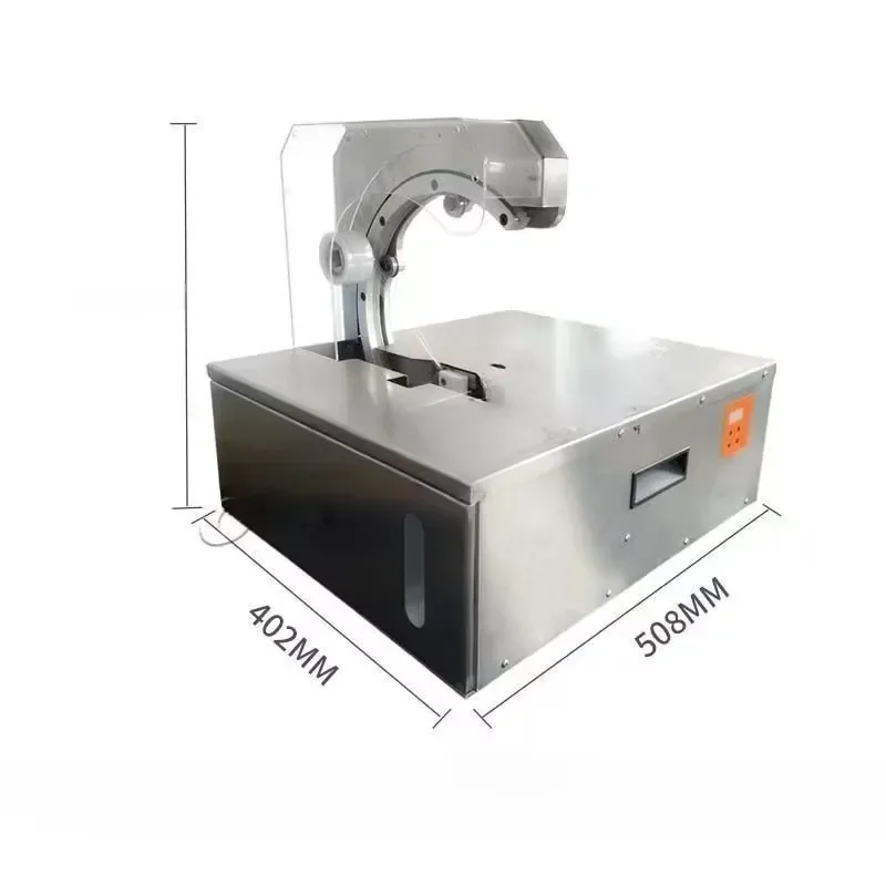 Automatic Electric Strapping Machine for Food Packaging Flower Vegetable Stick Elastic Rope Thread Bundling Binding Type