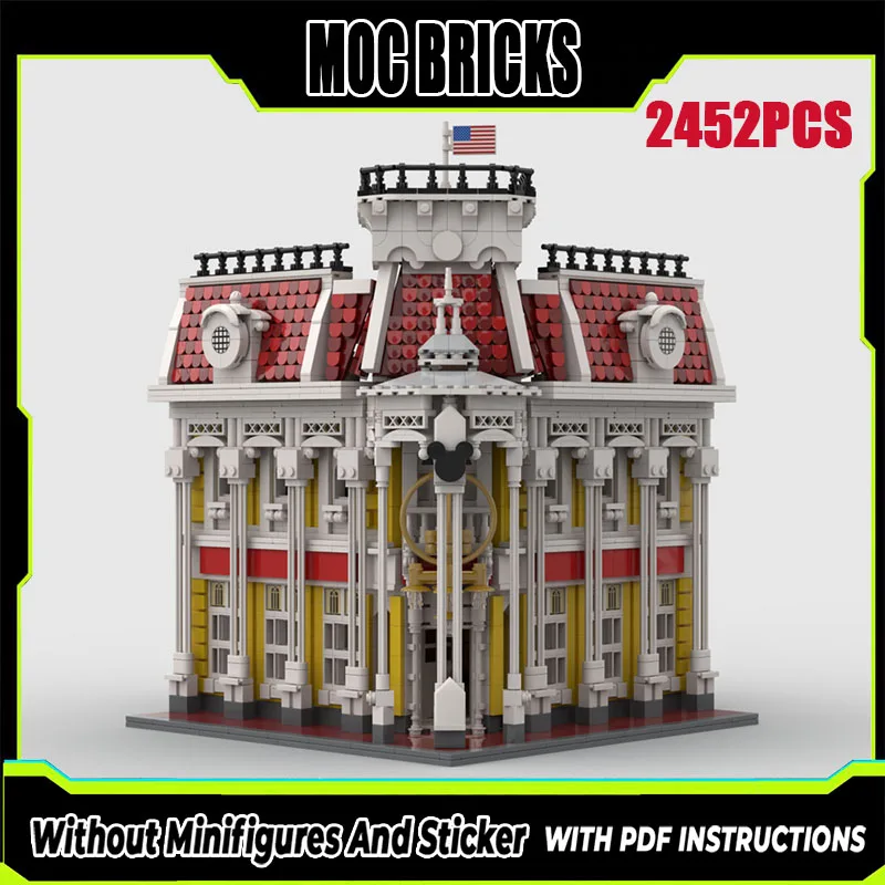 

New Moc Building Blocks Building Models Department Store Technology Modular Building Blocks Children's Festival Gift Toys DIYSet