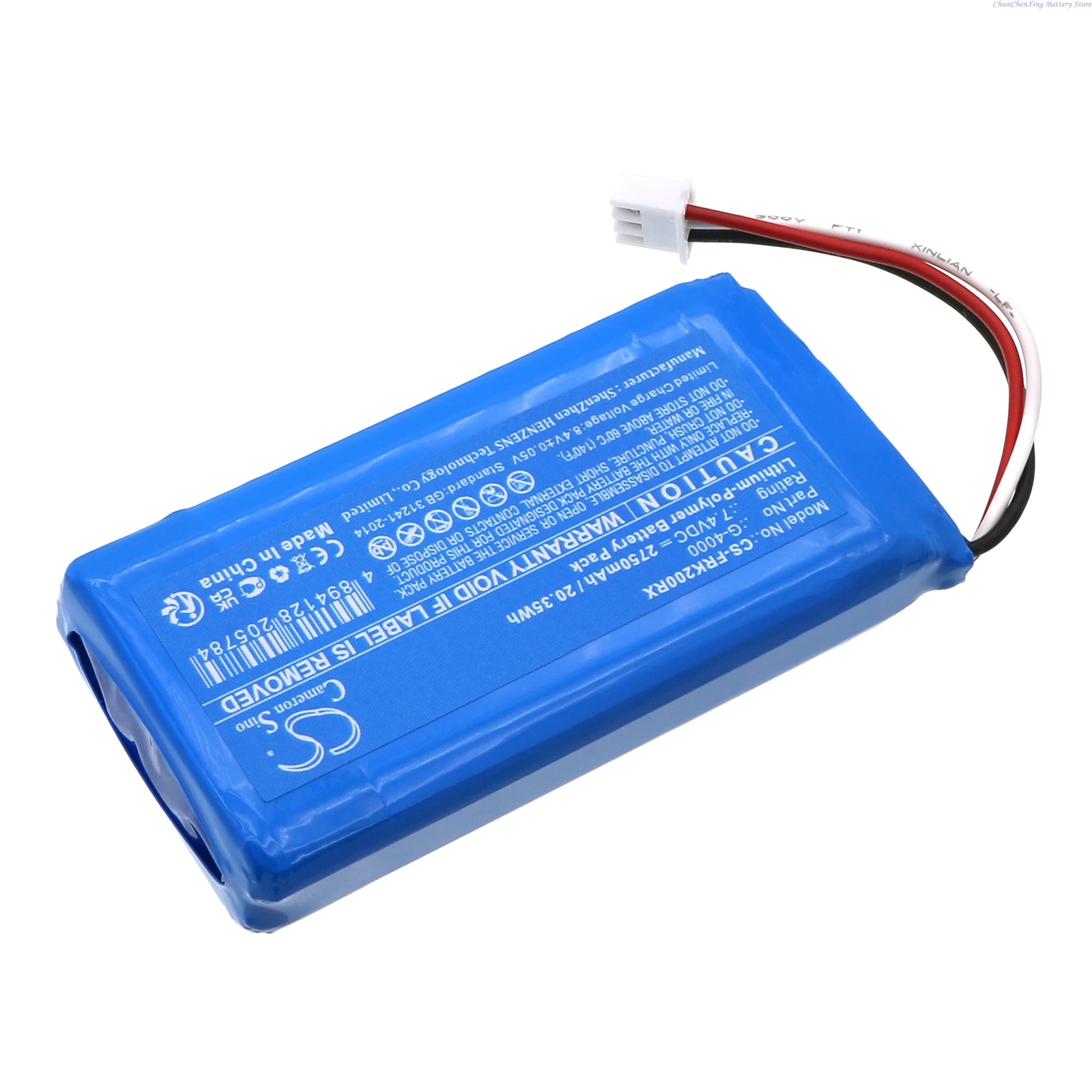 CS 7.4V 2750mAh Remote Controller Battery G-4000 for FrSky Ethos Tandem X20S Transmitter,X20,X18 XE,X18,X18SE ,X18 SE +TOOL