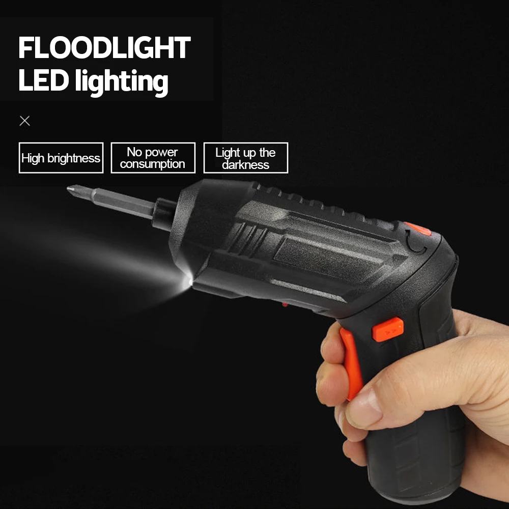 مفك كهربائي لاسلكي قابل للشحن مع بطارية ، مثقاب تأثير قوي ، سائق المسمار اللاسلكي