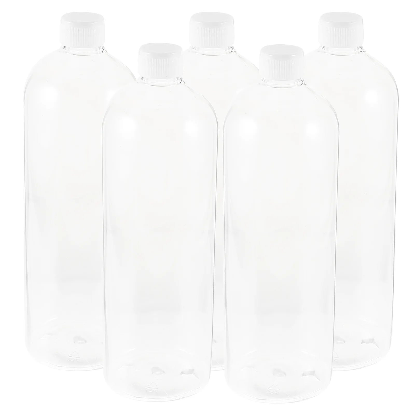 

5 Pcs Refillable Lotion Container Plastic Bottle Reusable Shampoo Bottles Hand Dispenser