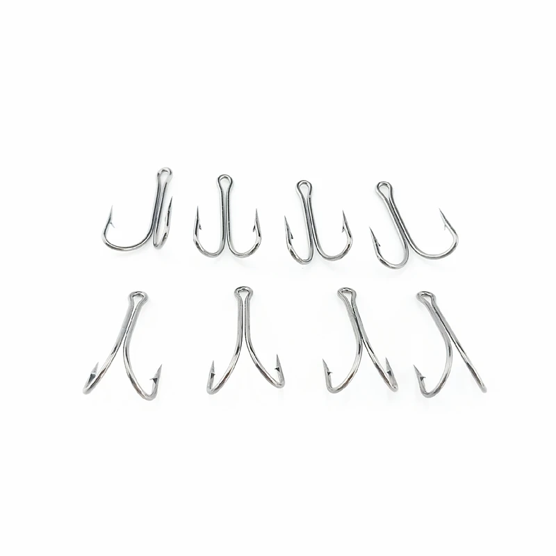 10pcs/box Double Fishing Hook Carbon Steel Crank Barbed Jig Hook for Carp Fishing Fly Tying Soft Lure Fish Accessories