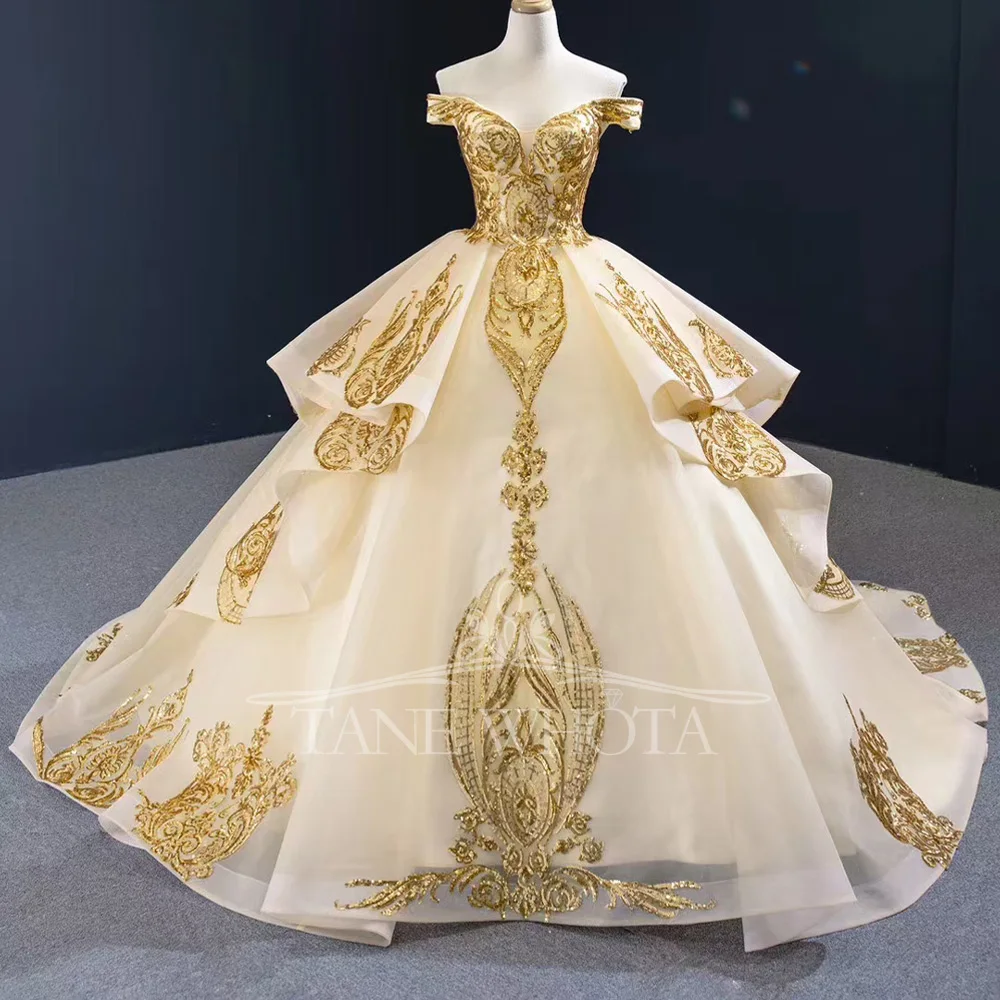 

Роскошное вечернее платье цвета шампанского, милое вечернее платье с открытыми плечами и блестками на шнуровке сзади для женщин