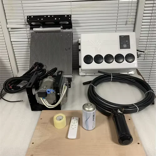 

Миниатюрный 12-вольтовый автомобильный кондиционер переменного тока, скрытый, для грузовиков или легковых автомобилей, автономный кондиционер для парковки.