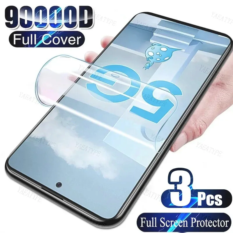 

3 шт. гидрогелевая пленка для Realme C67 C67 V50 GT5 Pro V50s Narzo 60x GT5 204W GT5 150W 11x C51 защитные пленки для экрана