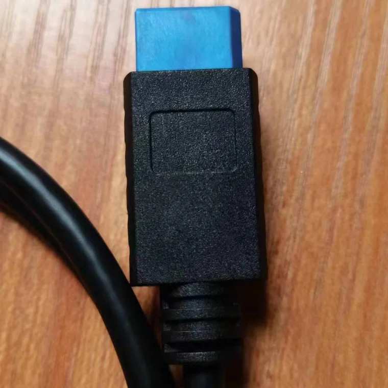 Prevent brackets All plastic 8K 4K connectorDisplayPort male Test Board Big DP Tail Plug Test Stand 20P Interface Data Cable