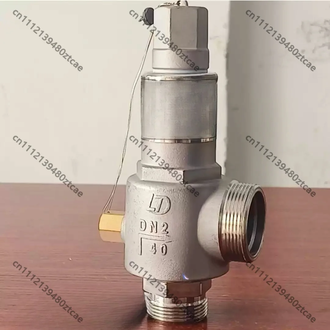 Stainless Steel Cryogenic Safety Relief Valve PN40, Exhaust Valve for Liquid Nitrogen Oxygen Storage Tank Pipeline
