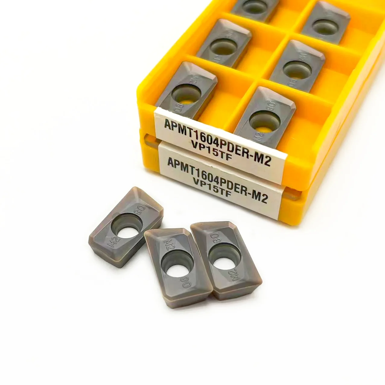 APMT1604 M2 VP15TF كربيد تحول أداة APMT1604 H2 VP15TF الوجه مطحنة مخرطة أدوات قاطعة المطحنة أداة CNC APMT1604PDER