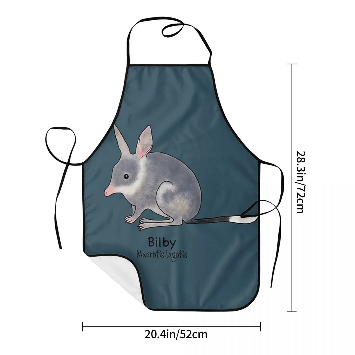 Endangered Animals Of Australia - Bilby (Macrotis Lagotis) Aprons Chef Cooking Tablier Bib Kitchen Cleaning Pinafore Women Men