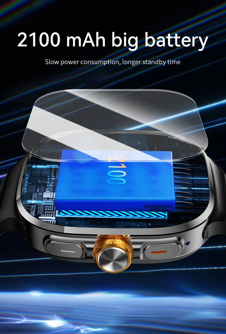 Neue 4G/5G Smartwatch 1000W HD-Kamera Videoanruf GPS WIFI SIM-Karte 2100mAh Akku 8+128GB GPS-Positionierung Smartwatch für Männer und Frauen – Detail 15