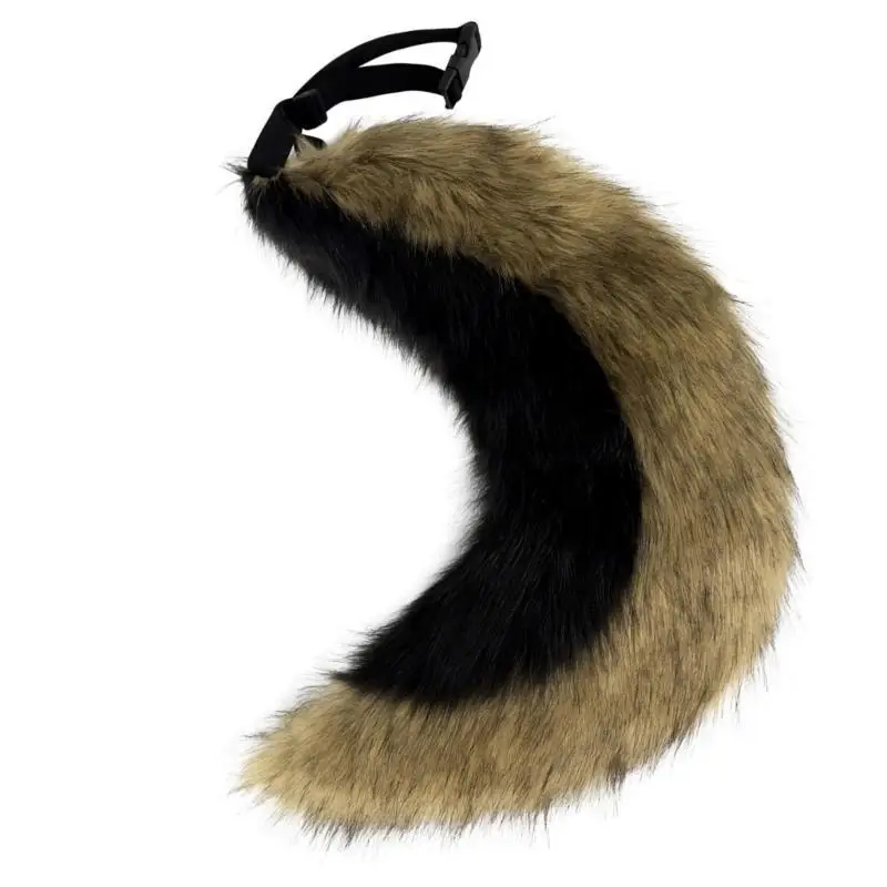 Acessórios para fantasias cães 39 bbd, orelhas animais, cauda longa para garotas Halloween