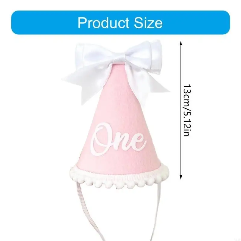 54DF قبعة عيد ميلاد الطفل العصرية أغطية رأس جميلة بعقدة فيونكة تتميز بالنعومة #6
