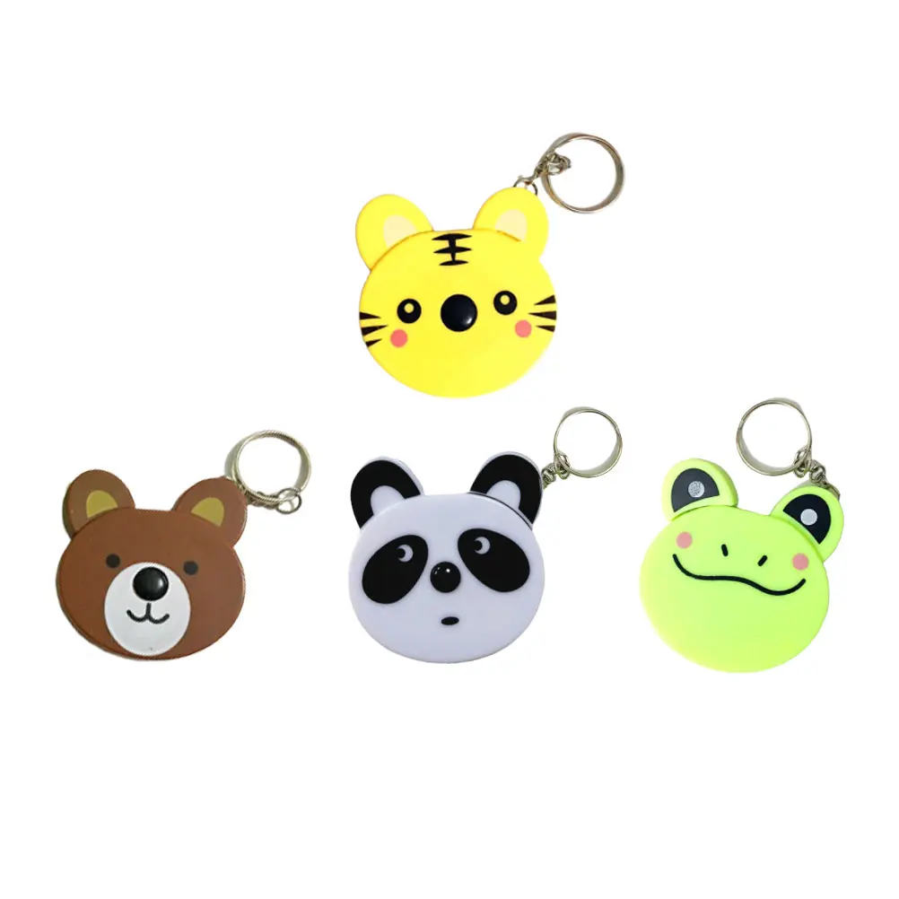 

4 Pcs Cartoon Tape Measure Kids Measuring Ruler Sewing Tailor Fabric Measurements Animal Shape Portable Tapeline 150cm