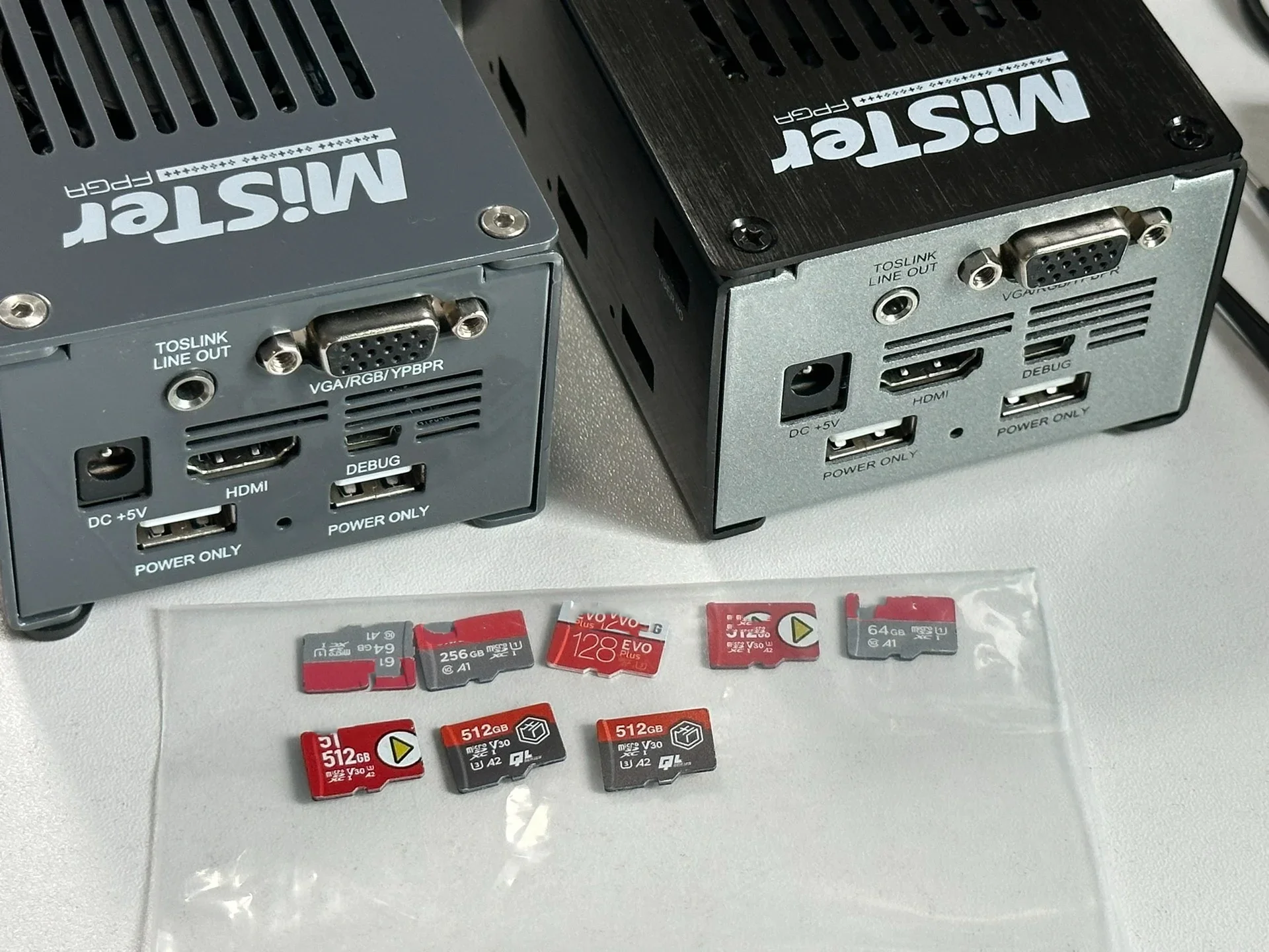 Cartão SD MiSTer FPGA 64GB 128GB 512GB