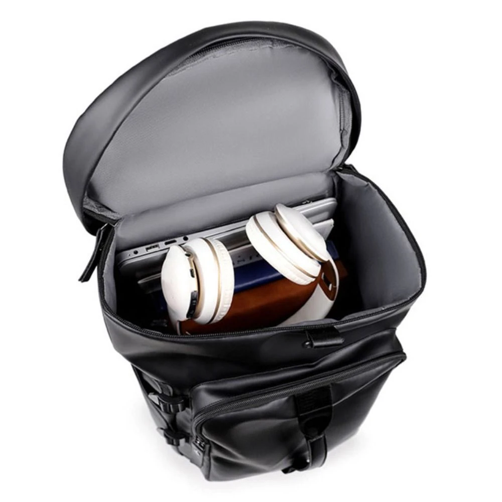 

Large Capacity Sports Gym Bag Waterproof Multipurpose PU Leather Backpack Dry Wet Separation Storage Pack Luggage Handbag Hiking