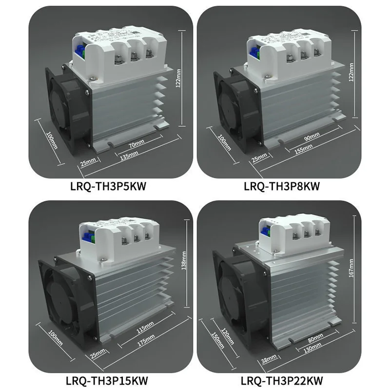 Three-phase Motor Soft Starter Online Slow Start Module LRQ-TH3P5KW Step-down Step-down Controller