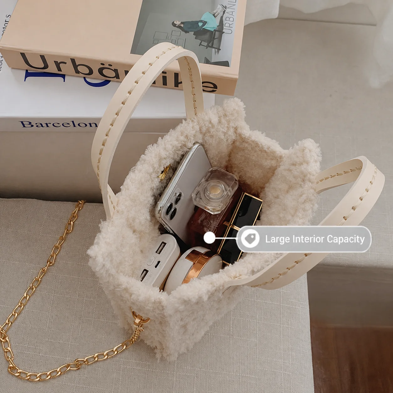 Handmade Handbag Material Kit Magnetic Closure Soft Woven Bag Crossbody Handbag 2 In 1 Vertical Square Bag For Female Friends