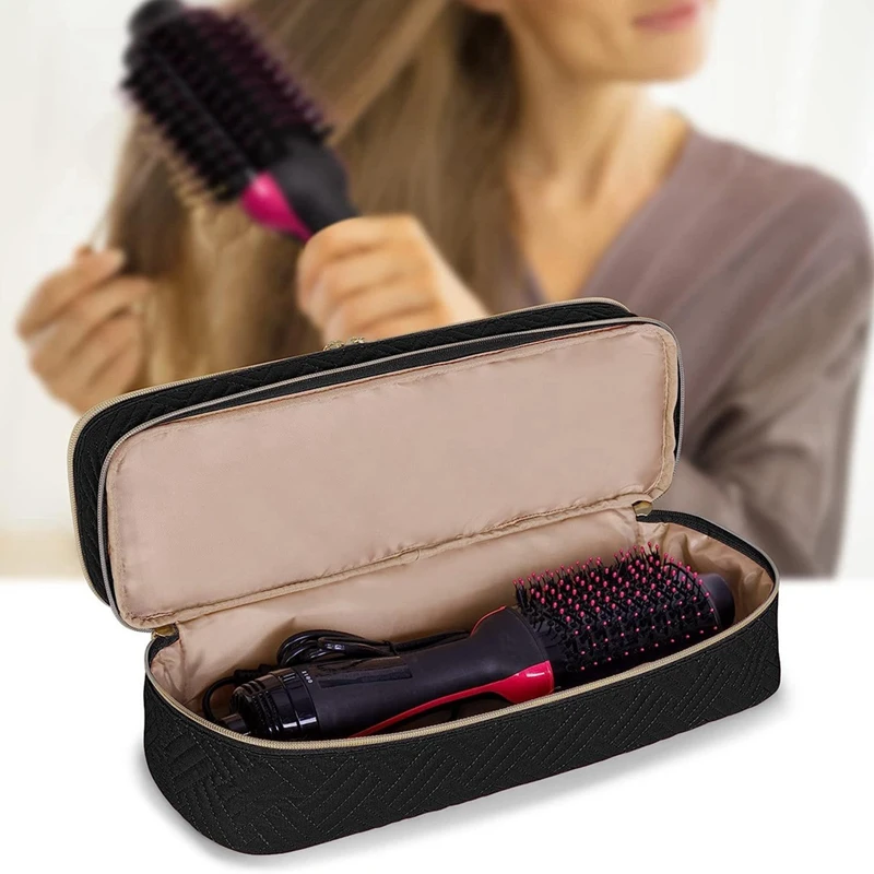 Carrying Case Hair Dryer/Volumizer/Styler, Hair Tools Insulated Storage Bag Organizer For Hair Stylist With Dividers Easy To Use