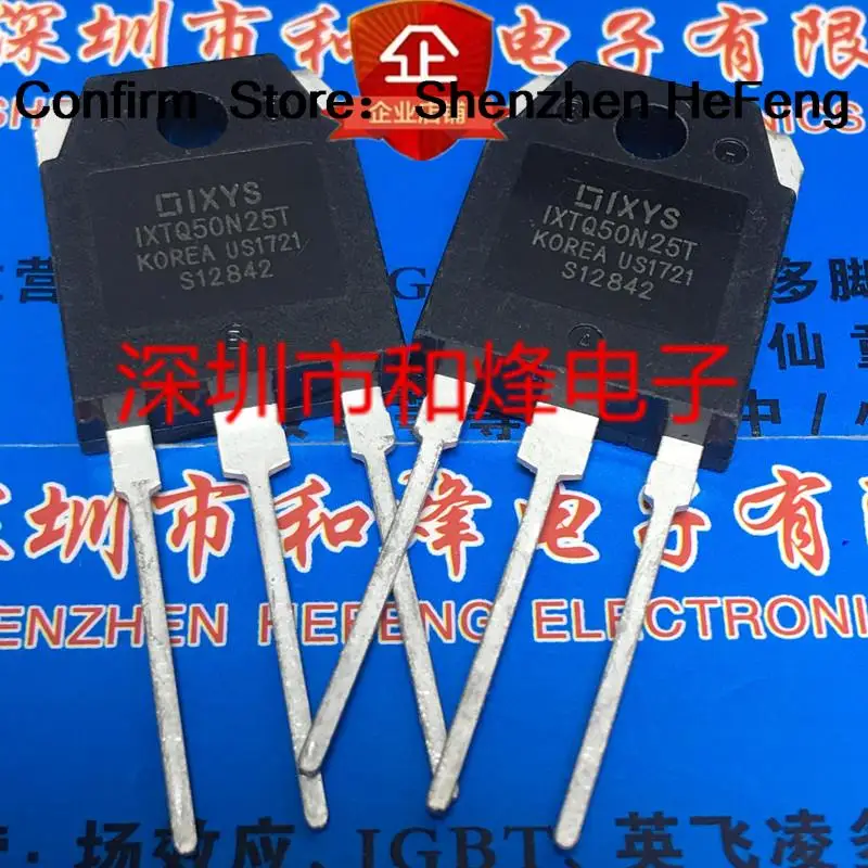 5PCS-10PCS IXTQ50N25T  TO-3P 250V 50A    NEW AND ORIGINAL Fast Shipping Quality