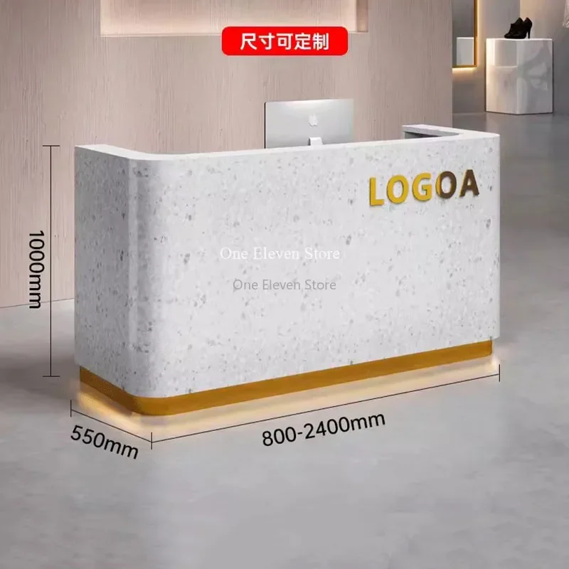 Mesa De Luxo Para Recepção, Recepção Avançada, Centro De Atendimento, Mobiliário De Escritório, Mesa De Recepção Para Salão De Beleza E Recepção