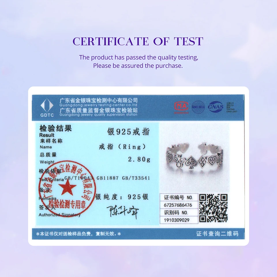 Bamoer 925 فضة مفتاح حلقة مفتوحة نمط خمر جوفاء قفل لامعة الدائري الأصلي للنساء هدية خرافية سحرية #6