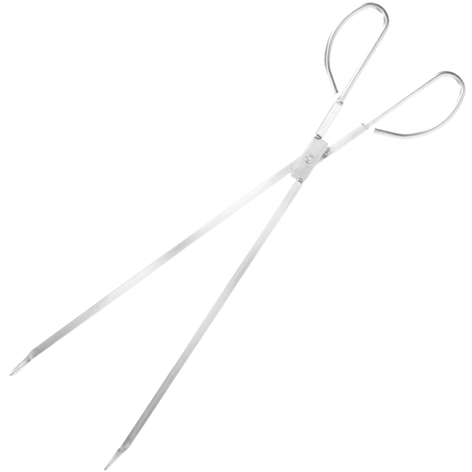 

Stainless Steel Fireplace Tongs 53cm Heavy Duty Charcoal Grabber Long Firewood Picker Camping BBQ Tools Garbage Claw Log Tong