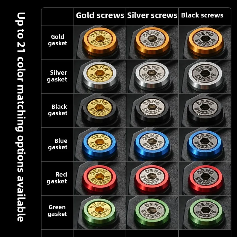 Heat Dissipation Deng 25MM Fan Screws Desktop Computer PC Case Fan Beautification Screw Fixed Chassis DIY Cooling Modification