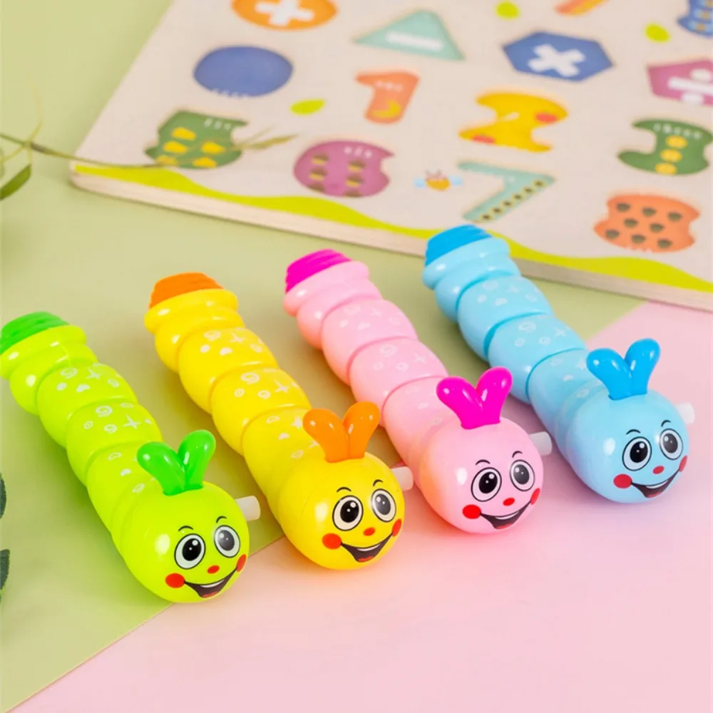 3/5 Pcs Cartoon Wind Up Caterpillar Children\'s Birthday Party Baby Shower Kindergarten Gift Gift Bag Filler Kids Reward Giveaway