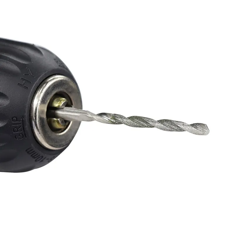 5/10 Stück diamantbeschichteter Bohrer, 0,8 mm-4,0 mm, Mikro-HSS-Spiralbohrer für Fliesen, Stein, Marmor, Ziegel, Jade, Lochbohrer – Detail 11