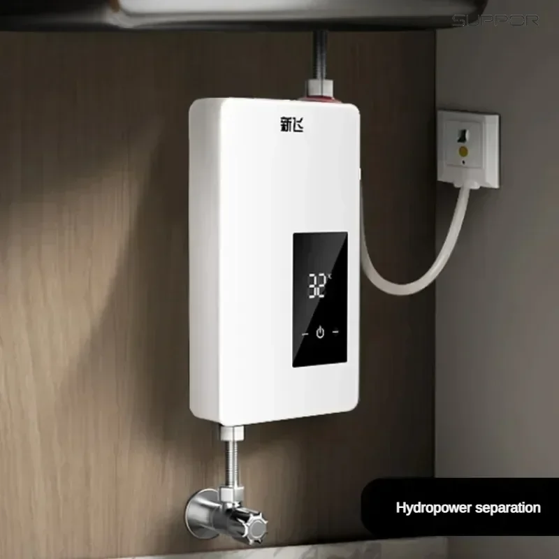 

Household electric water heater, fast - heating for bathing and kitchen, suitable for bathroom and under - counter kitchen.