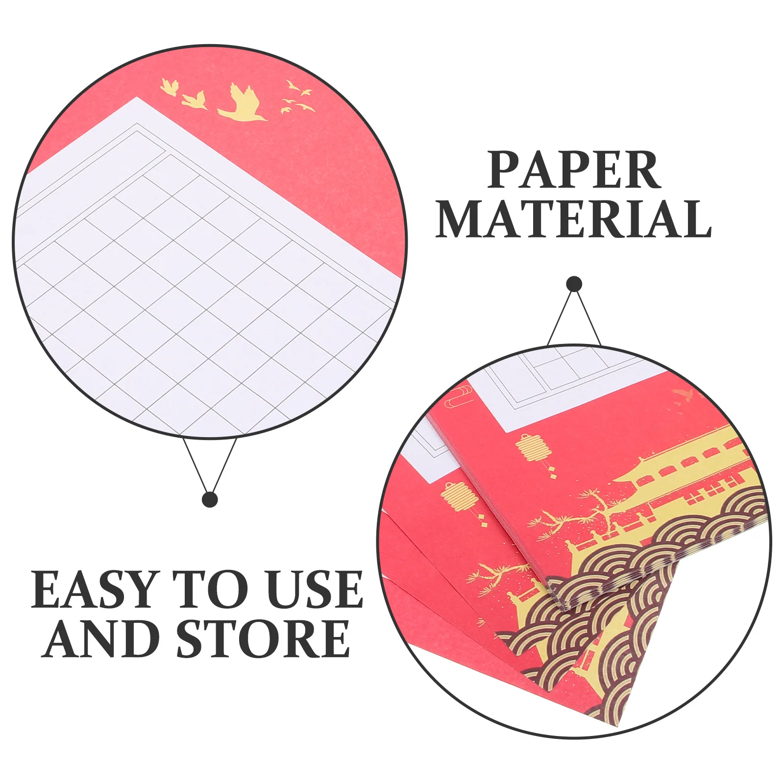 

Chinese Calligraphy Paper Writing Practice Book Thickened Portable Lightweight Calligraphy Notebook for Hand Writing Practice