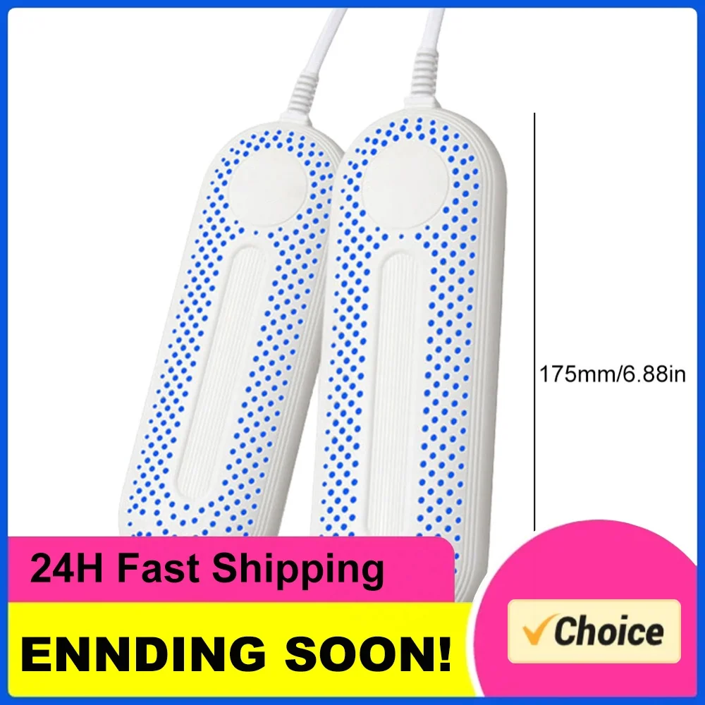 Shoes Dryer Intelligent Shoe Dryer Portable Fast Dryer Heater Timing/Telescopic/Purple Light Compact for Boots Sneakers Gloves