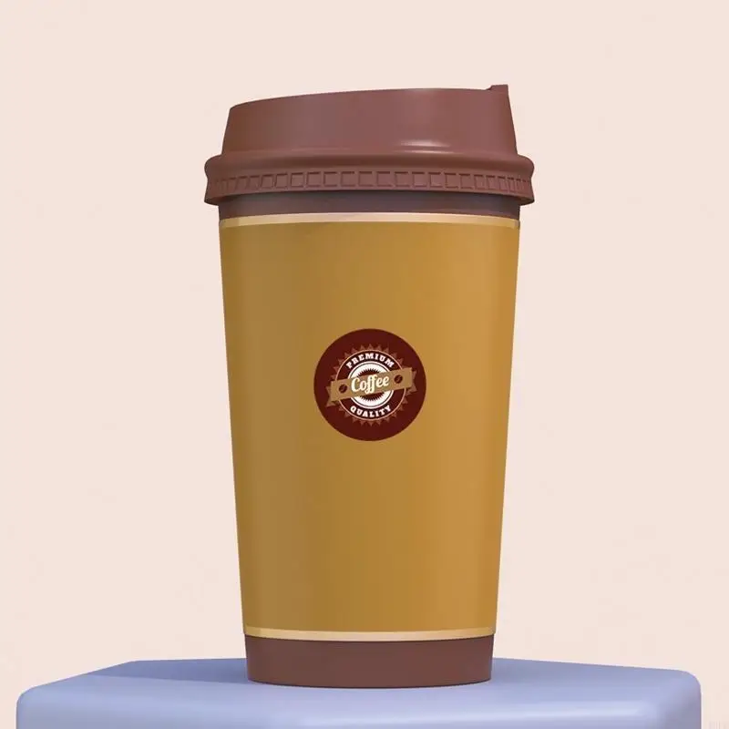 500 piezas bebidas café pegatinas