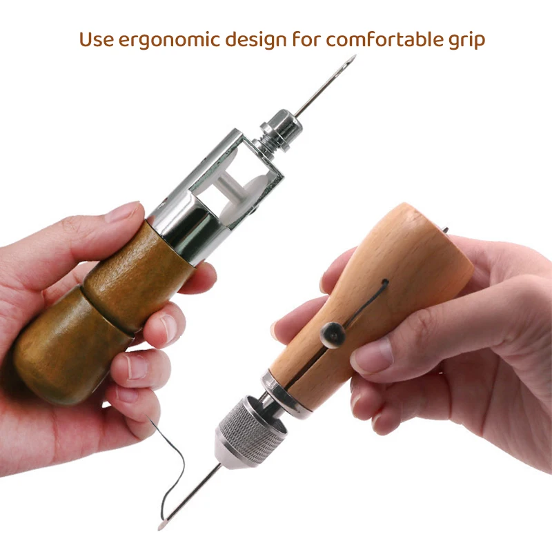 8pcs/set DIY Leather Sewing Thread Hand Sewing Tools Leather Craft Edge Stitching Belt Strips Shoemaker Canvas Repair Tools view 4