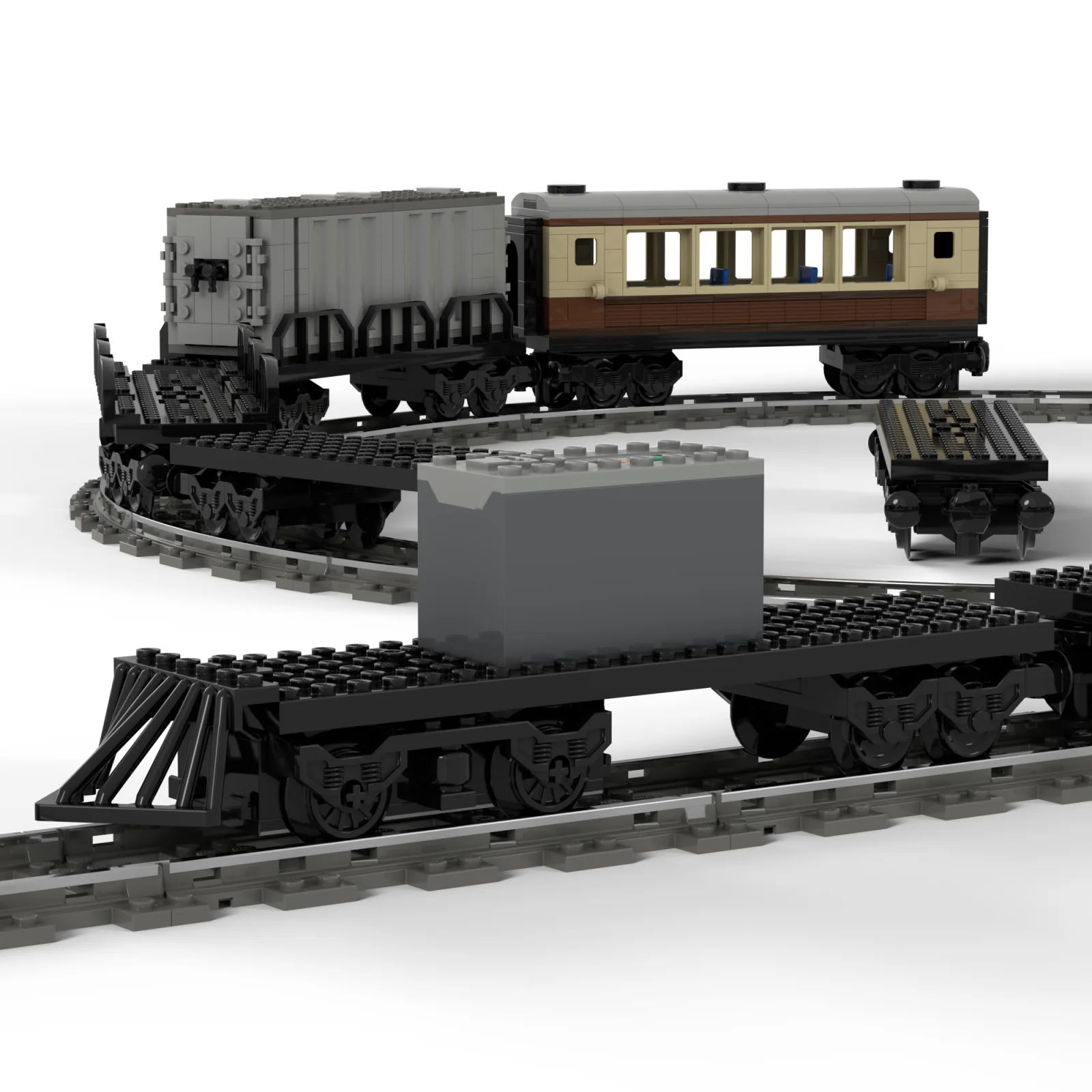

City Train Building Blocks Base 6X24 Power High-speed Railway MOC Technical Model Power Functions Parts Train Motor Kids Toys