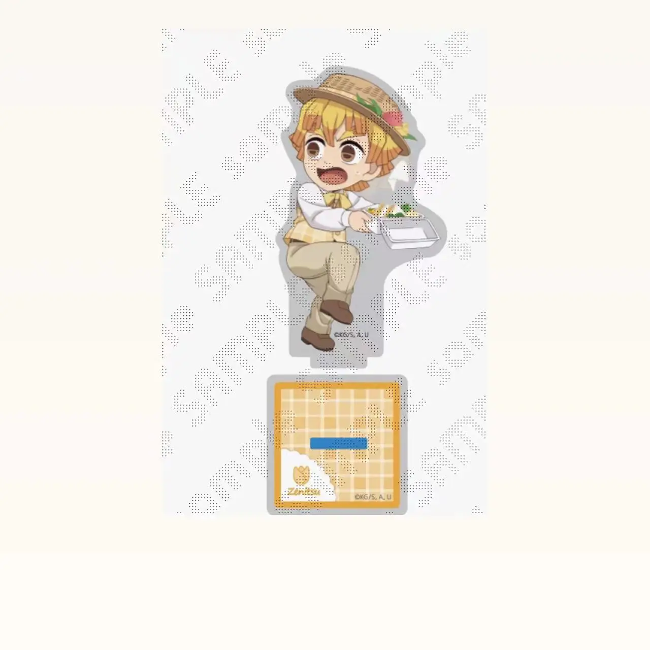 Game Kochou Shinobu Agatsuma Zenitsu Hashibira Inosuke Tomioka Giyuu Acrylic Stand Doll Anime Mini Figure Model Cosplay Toy Gift