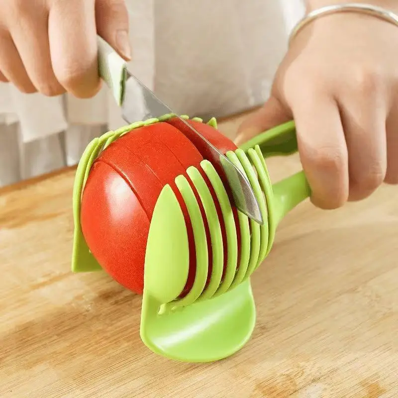

Handheld Multifunctional Food Clip Stainless Steel Plastic Lemon Slicer Round Separator Manual Operation Fruit Separator