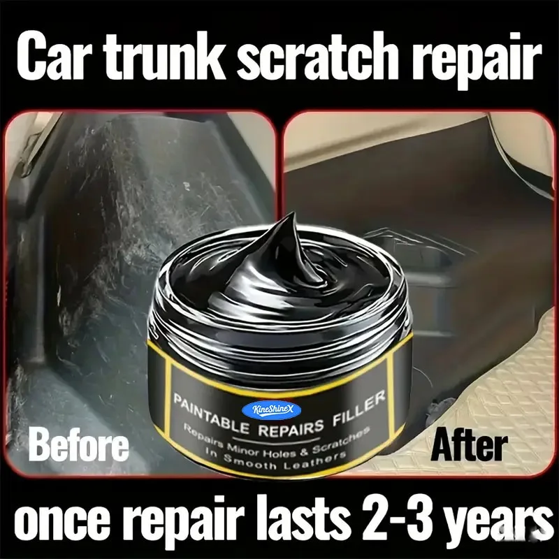 Magic Wax for Removing Scratches on Car Interior & Exterior, Plastic Restorer for Glossy Surface