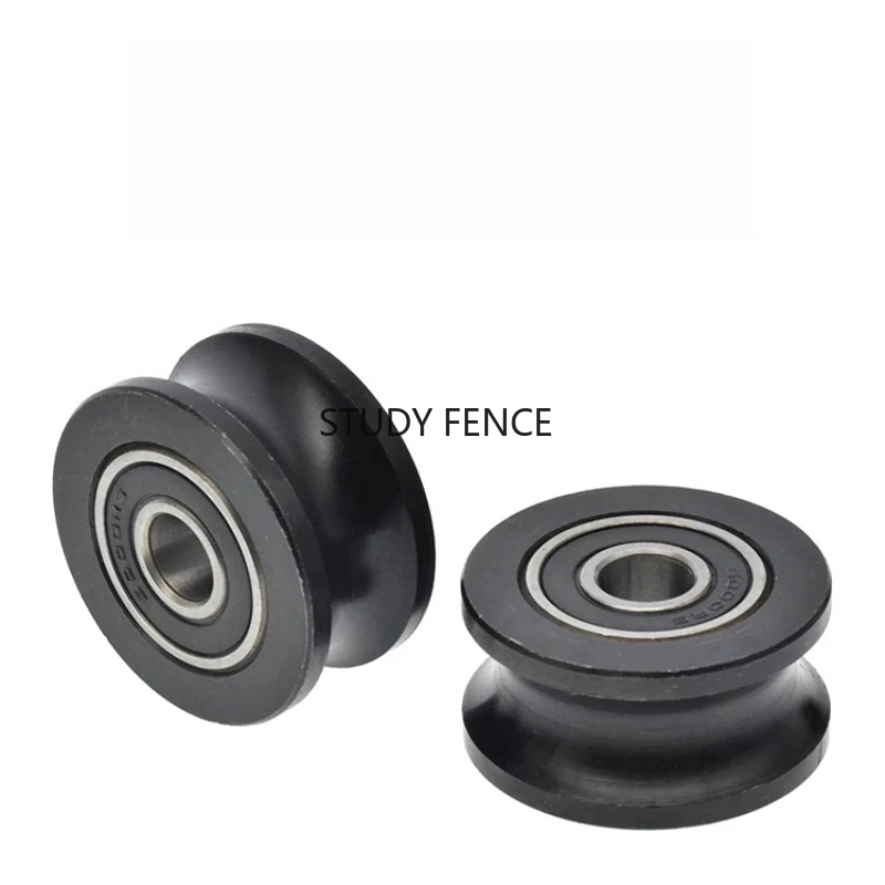 1pc U-shaped Groove Roller Bearing Wheel Household Bearing Track Wheel U-shaped Guide Wheel Household Hardware Accessories